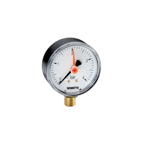 MANOMETRO AD ATTACCO RADIALE M1-ABS- M1-ABS 80 6 bar  G3/8B- WATTS- pezzi 1