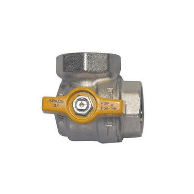 VALVOLA A SFERA AD ANGOLO FF C/FARFALLA PER GAS- 1/2  DN 15- EFFEB- pezzi 1
