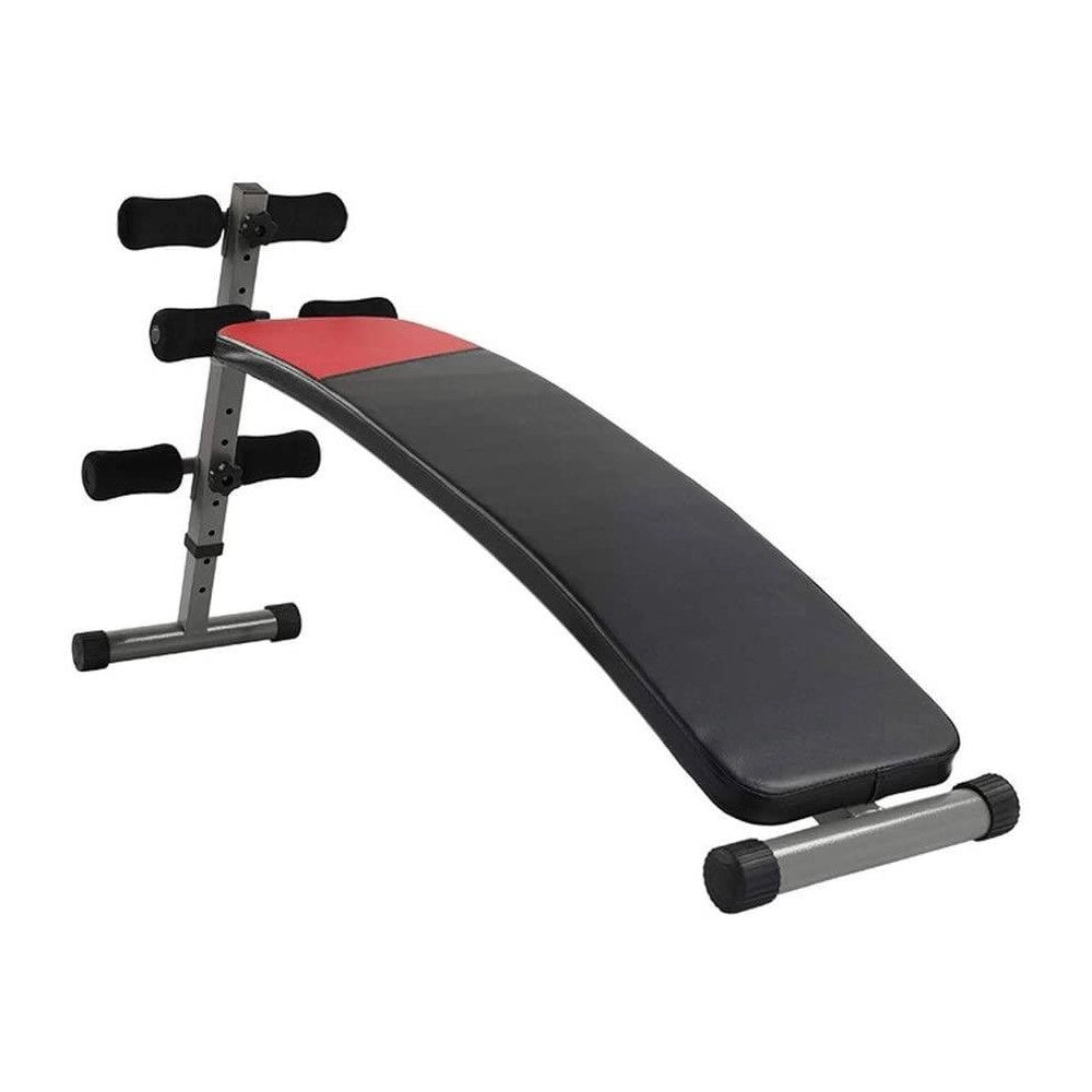 Trade Shop - Panca Per Addominali Sollevamento Pesi Regolabile Sit Up Bench Esercizio Fisico -