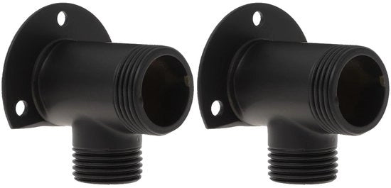 Adattatore per doccia - Kit di installazione per valvole di doccia - Finestra di regolazione robusta - Realizzato in rame - Supporto per doccia - Adatto per sistemi di doccia a rubinetto - 2 viti inclusi