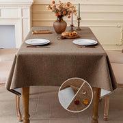Tappeto con finitura in lino, lavabile, impermeabile, per sala da pranzo, giardino, festa, matrimonio o casa, 90 x 150 cm - Miele