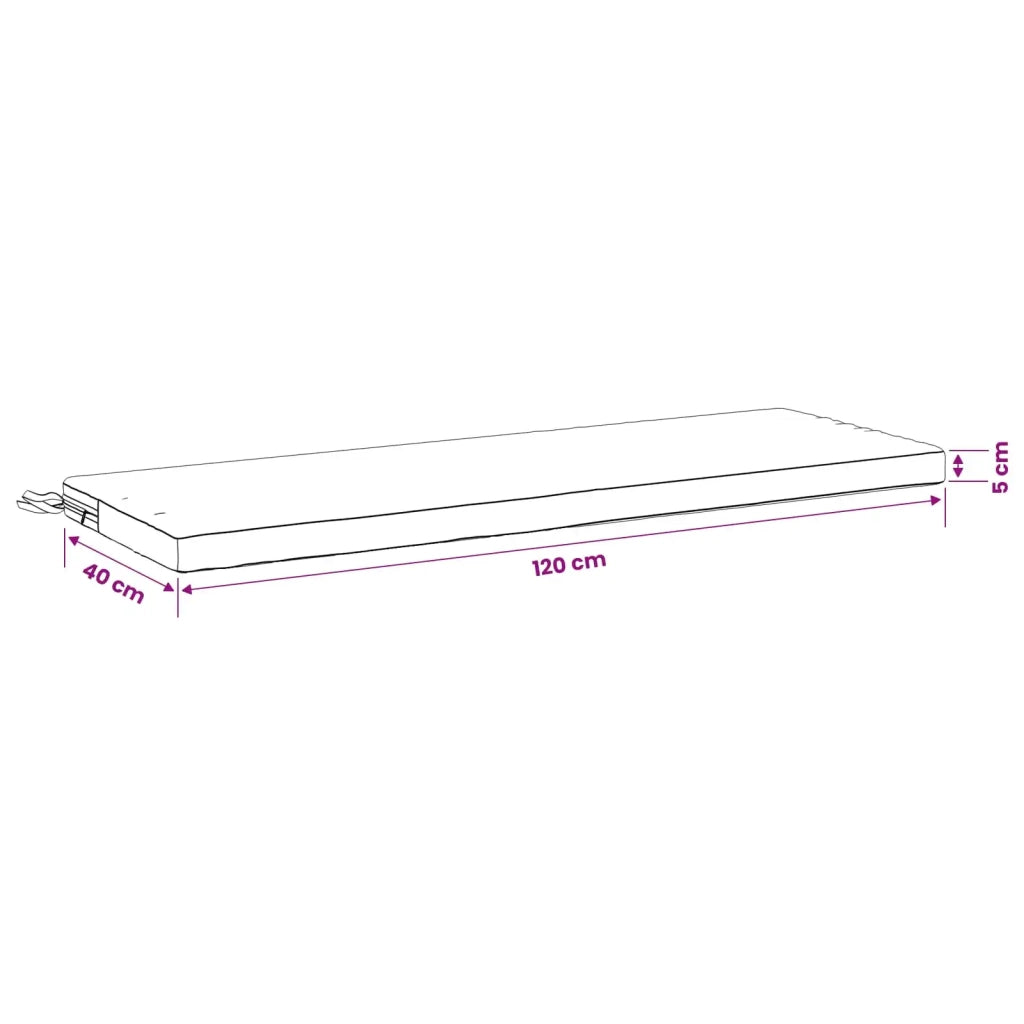 Cuscini per Panchina a 2 Pezzi SOEST 2 pz 100% Poliestere 948893