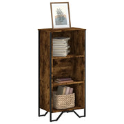 Libreria Rovere Fumo 50x31x106 cm in Legno Multistrato 848606