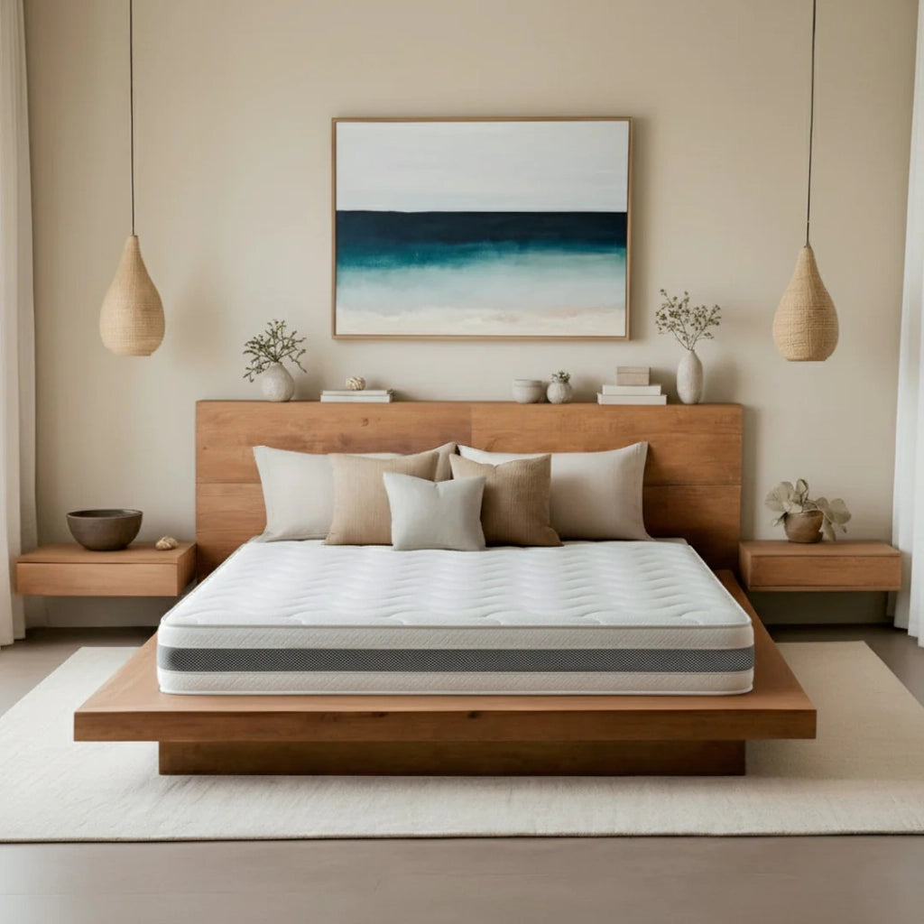 Materasso Una Piazza e Mezza 120x200 Waterfoam Termosensibile | Alta Rigidità, Traspirante e Anallergico | Comfort Stabile e Sostegno Ergonomico | Pratico Imballaggio Sottovuoto
