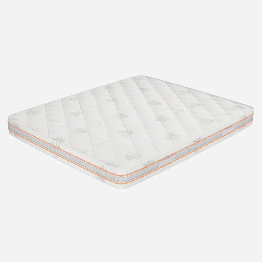 Materasso Matrimoniale 160x190 Memory, alto 25 cm Sfoderabile - Rivestimento in Aloe Vera, Traspirante | Top H25