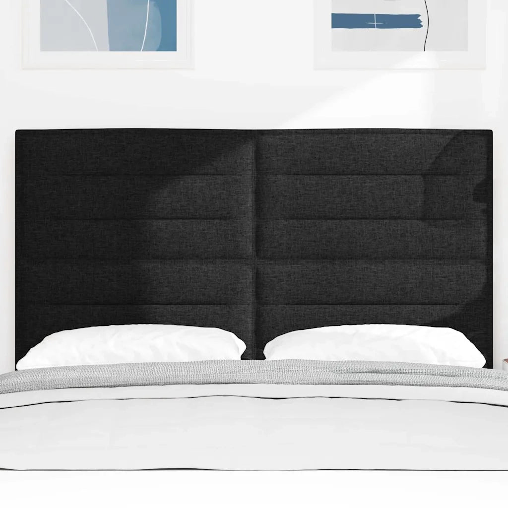 Testiera | Testata Nero 144 cm Tessuto