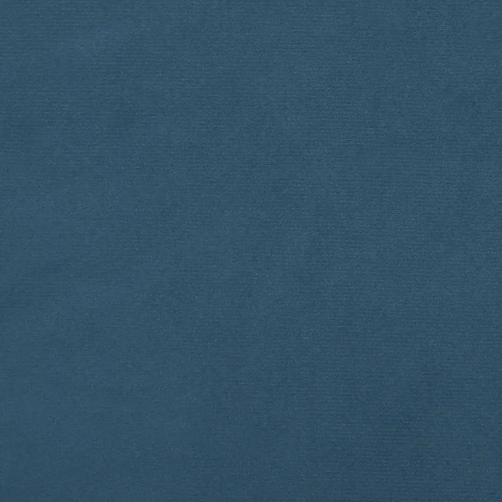Giroletto a Molle con Materasso Blu Scuro 120x190 cm in Velluto 3270005