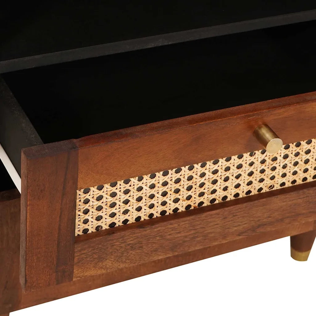 Comodini con cassetto 50 x 33 x 62 cm Legno di mango massello 4018890