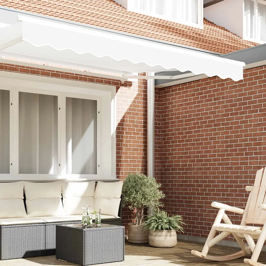 Tenda a Braccio Bianco 230 x 20 cm Tela 42000764