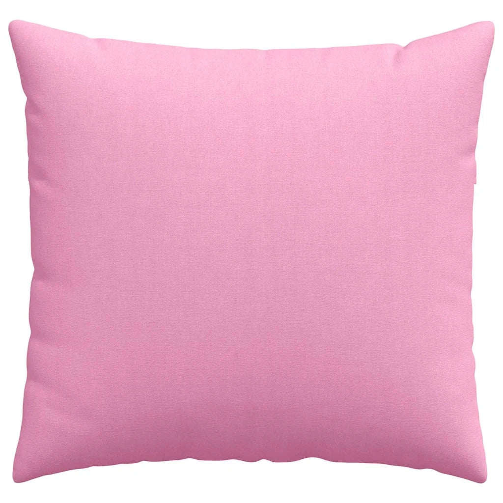 Cuscini da Divano 2 pz | Cuscini per sedie Rosa 45 x 45 cm Tessuto