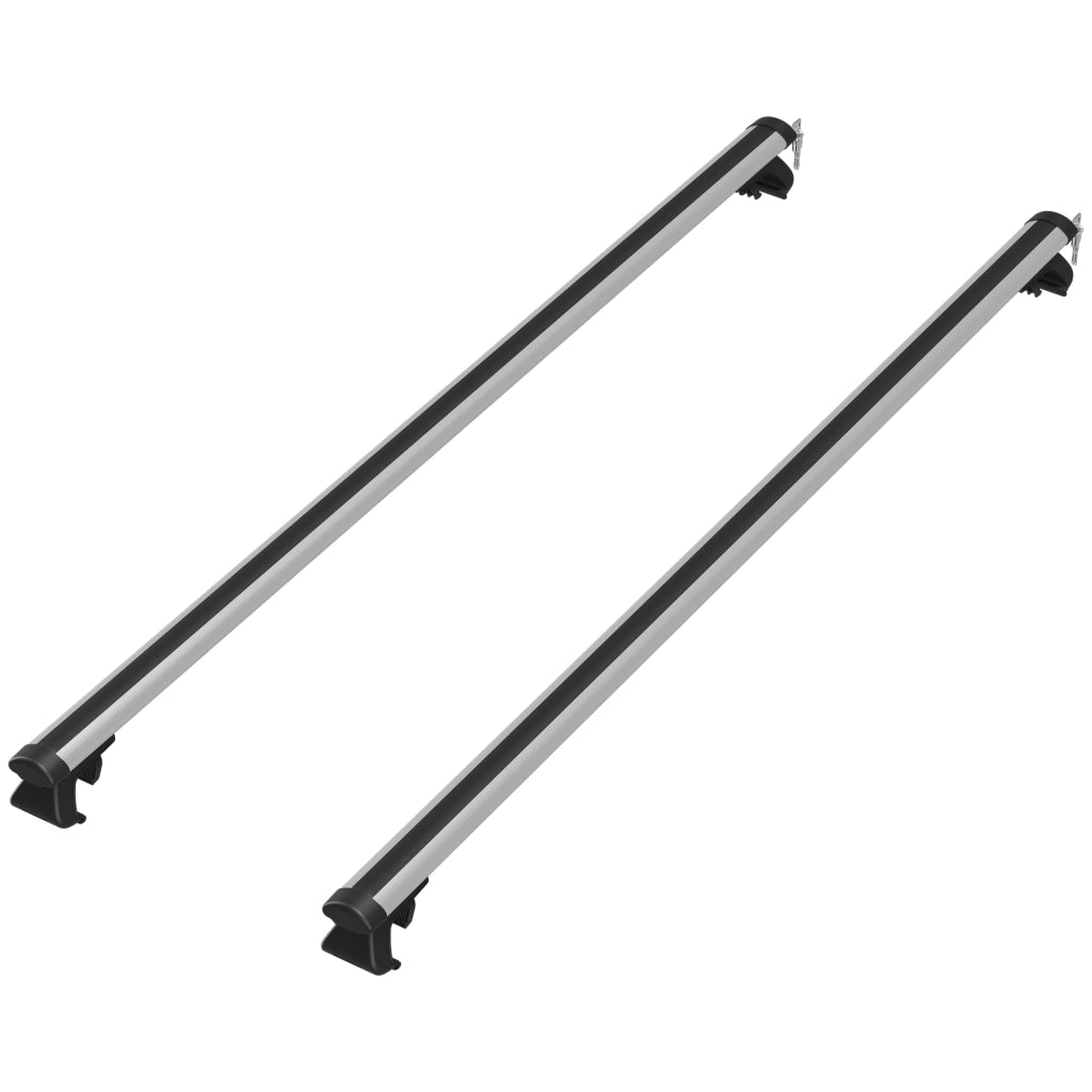 Barre Portatutto per Auto ¨C Zephmum ¨C Alluminio Argento 135.3x5.7x7 cm