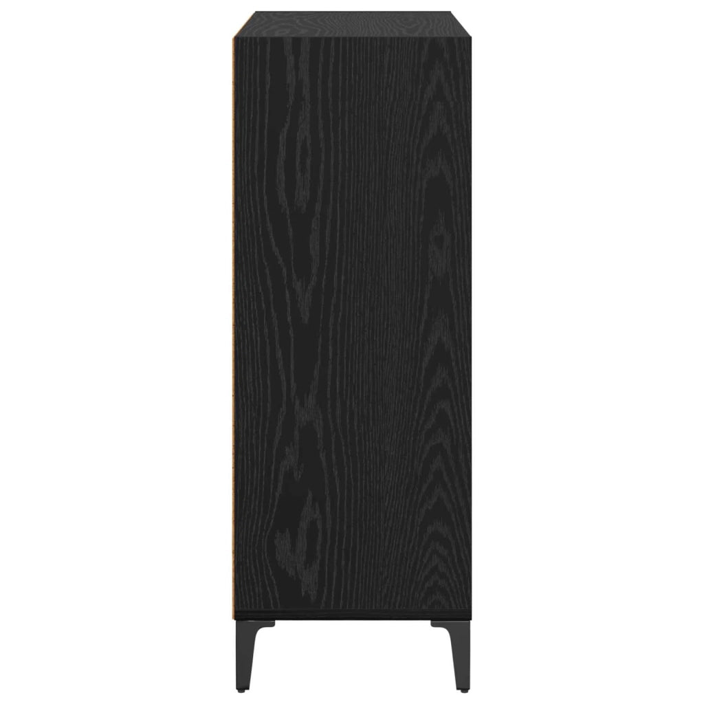 Credenza Rovere Nero 69,5 x 32,5 x 90 cm Legno ingegnerizzato 880712