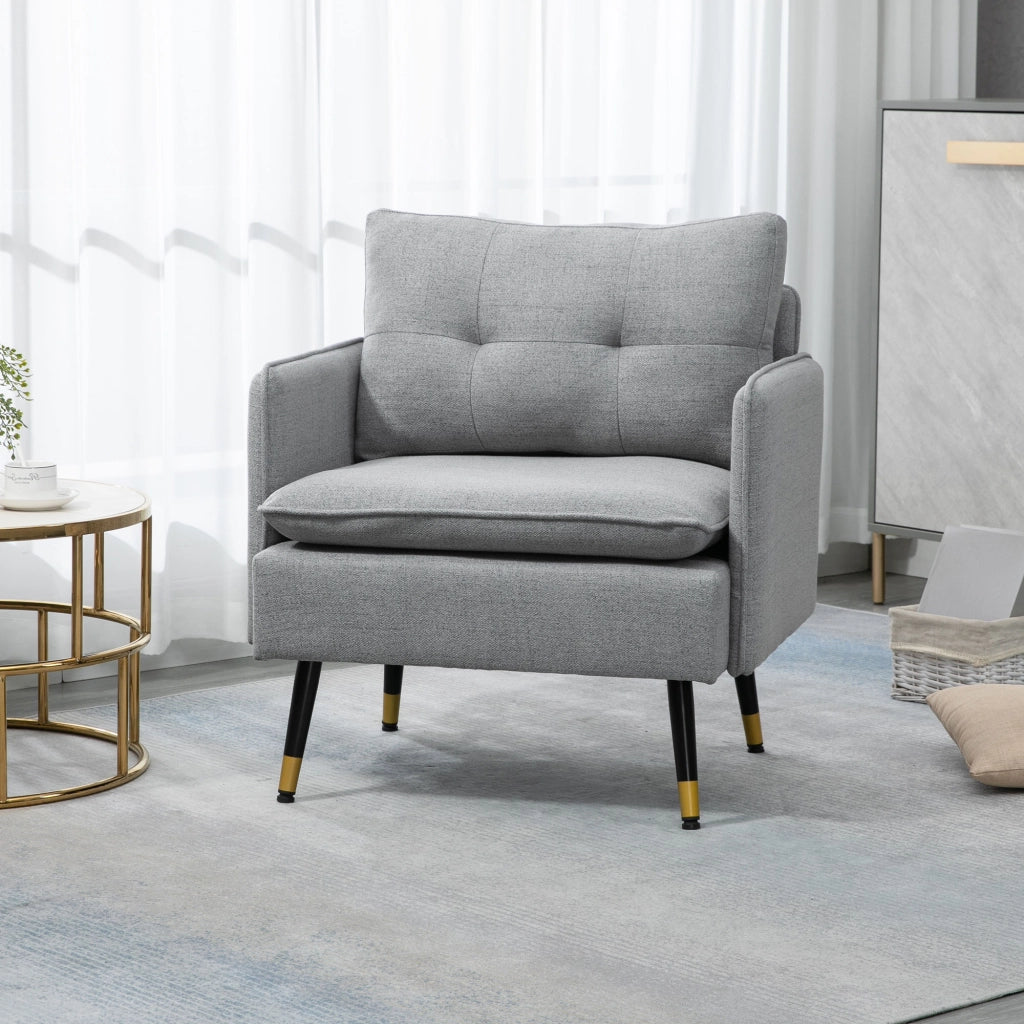 Poltrona ¨C Zephmum ¨C Grigio 76x68x80 cm