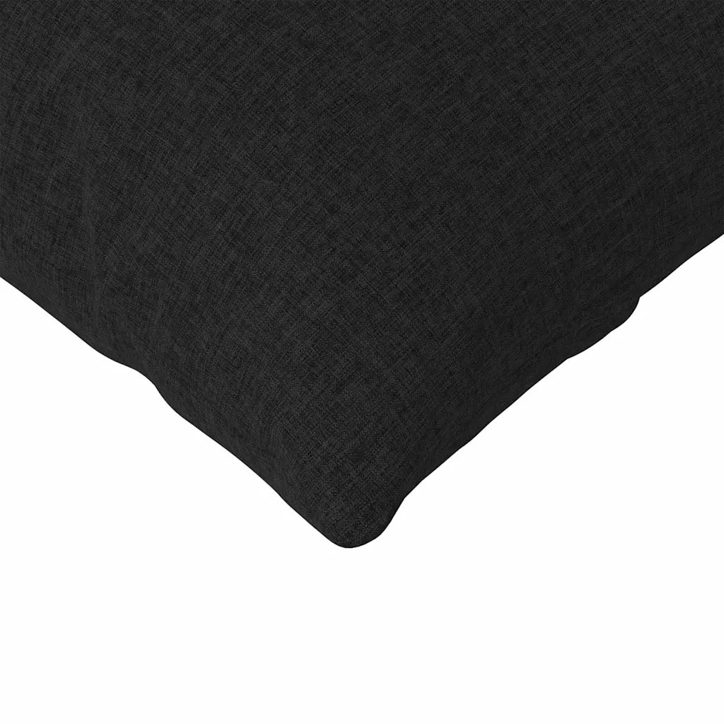 Cuscini da Divano 2 pcs Nero 120 x 40 cm Tessuto 42013784
