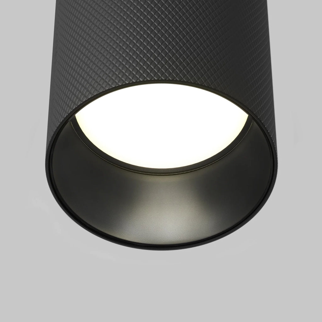 Maytoni Lampada da soffitto moderna Artisan 1 luce GU10 nero alluminio