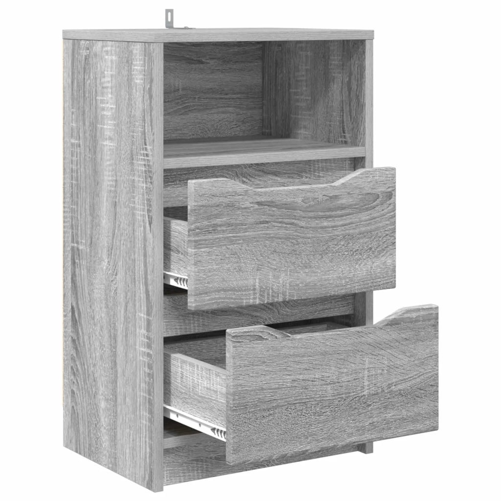 Comodino Grigio Sonoma 40 x 30 x 467 cm Legno multistrato 888919
