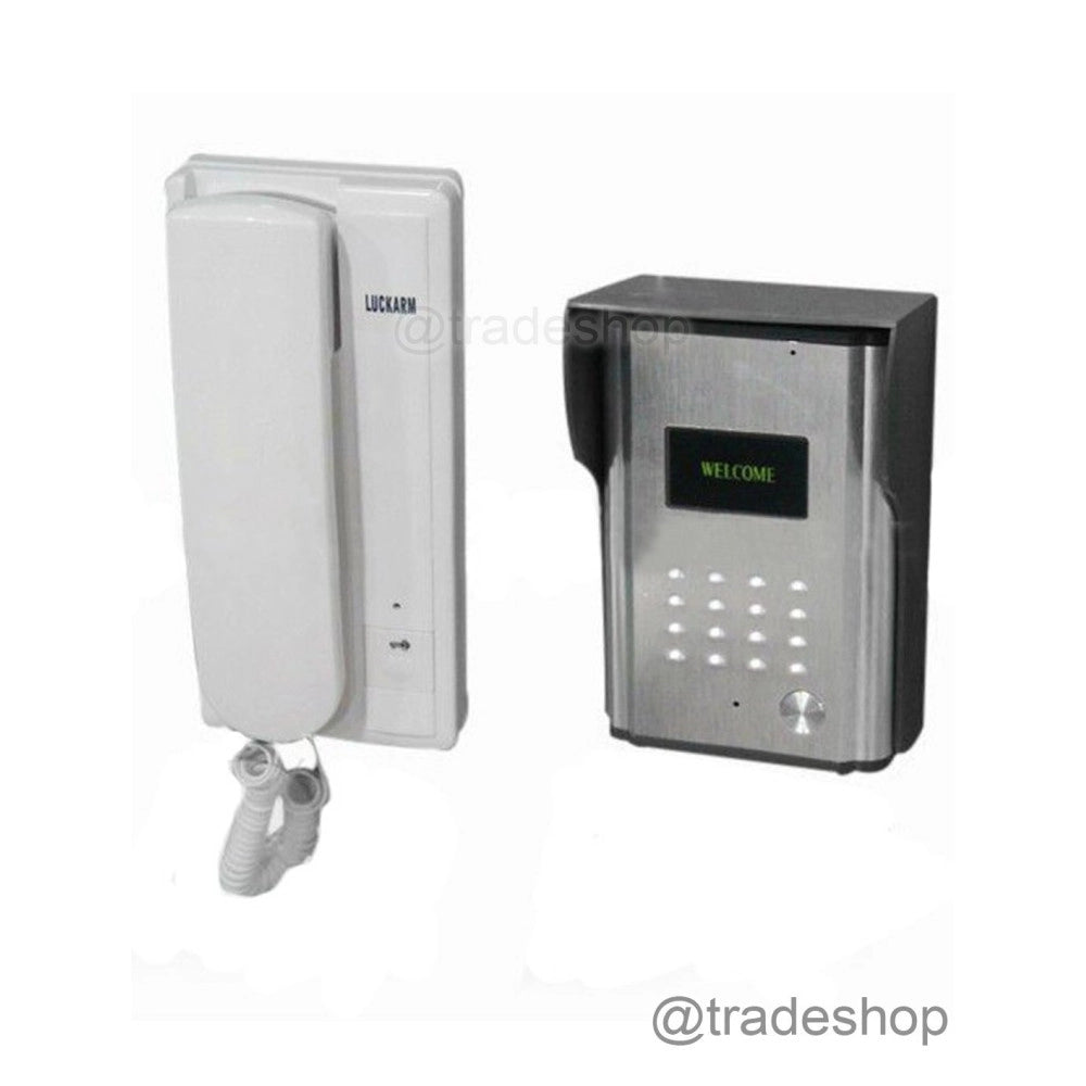 Trade Shop - Citofono Per Esterno Esterni A 2 Fili Pulsante Apertura Cancello Luckarm 3208a -