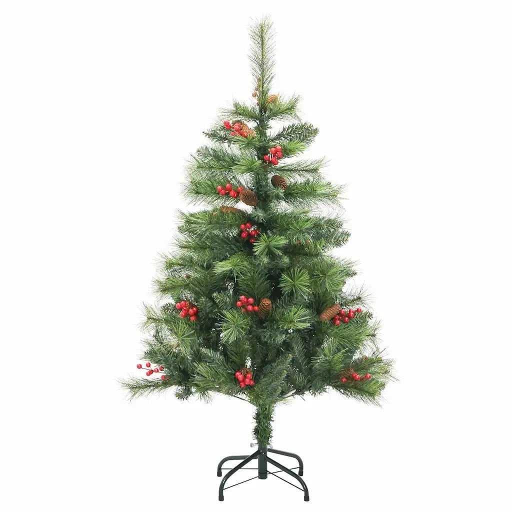 Albero di Natale | Decorazioni natalizie artificiale Verde 150 cm PVC e Metallo
