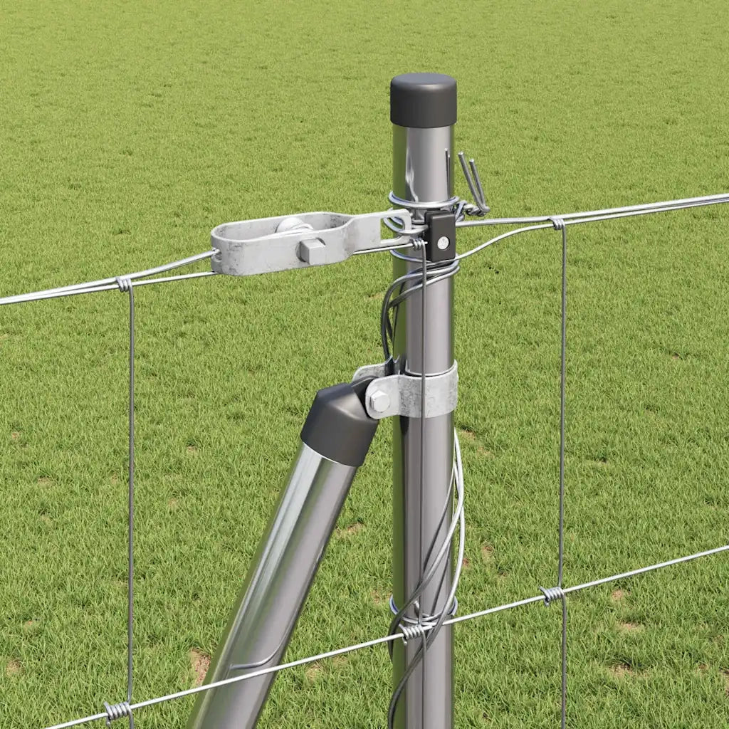 Palo della recinzione Zincato 25 x 1,5 m Acciaio 3351518