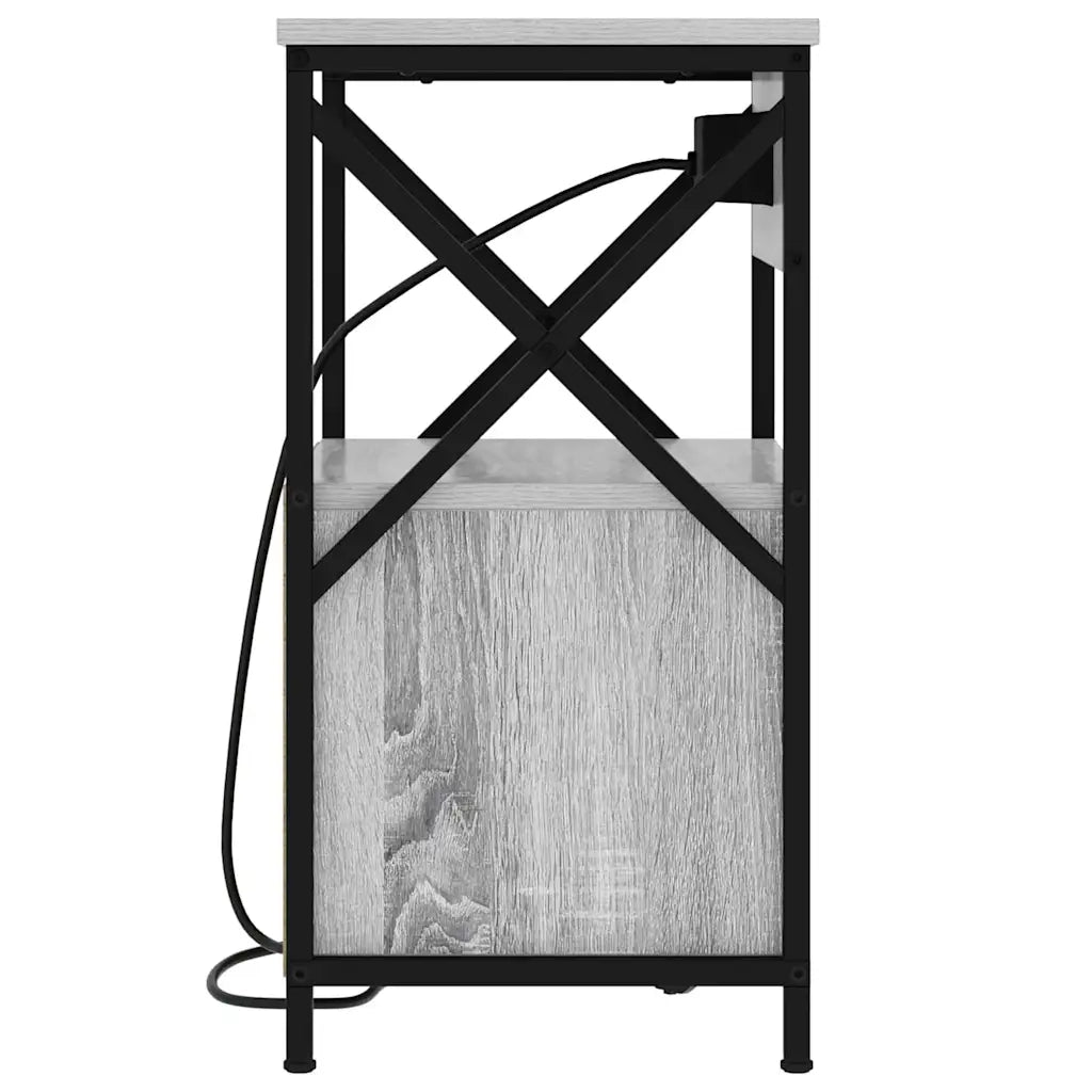 Armadio da Notte 2 pcs Grigio Sonoma 40 x 31 x 60 cm 859467