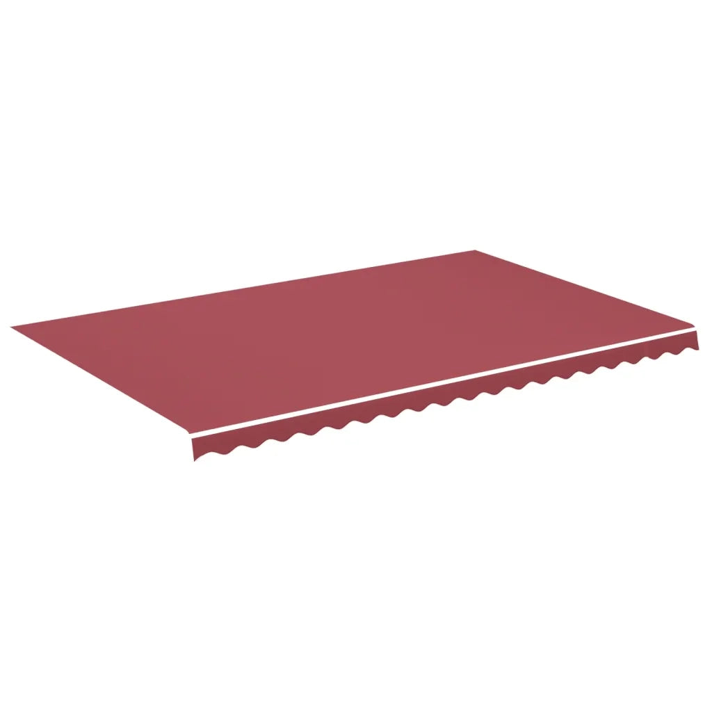 Tessuto di Ricambio per Tenda da Sole-Ricambio telo per tenda da sole Rosso Borgogna 5x3 m
