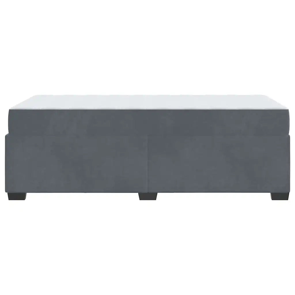 Struttura del letto Grigio scuro 80 x 200 cm Tessuto 3399255