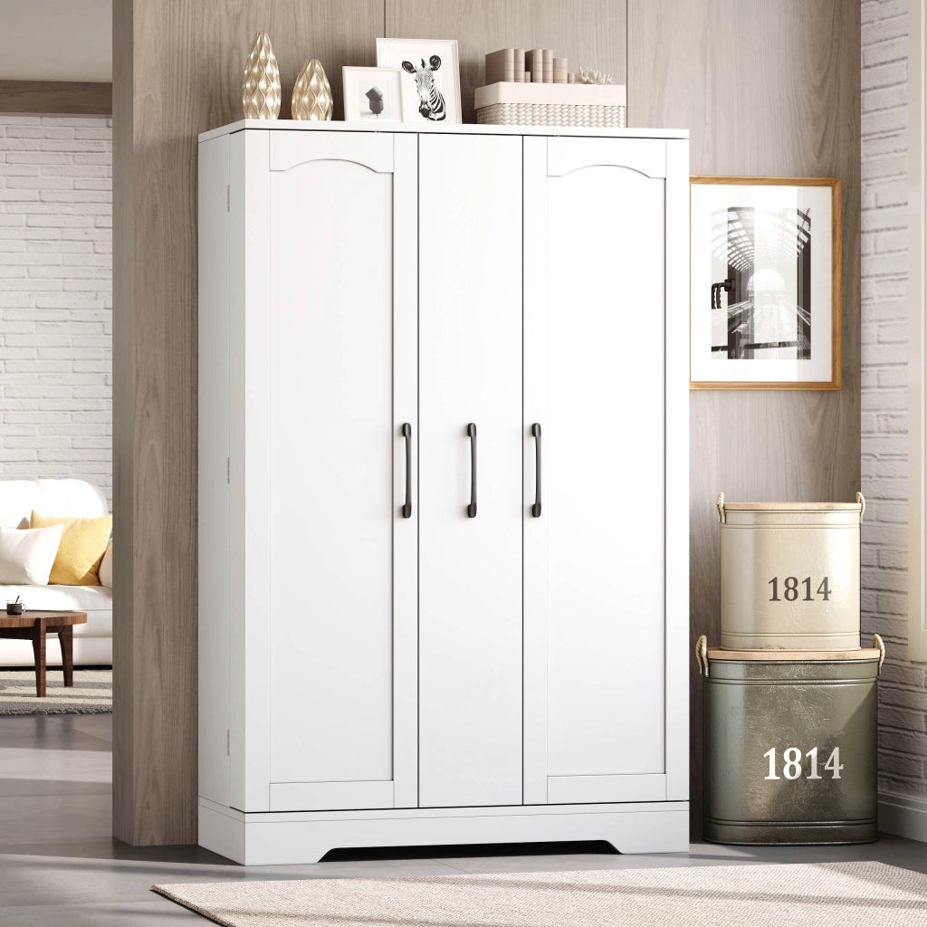 Mobile da Cucina 78x35x120 cm con Estraibile Verticale a 4 Livelli e 4 Ripiani Interni