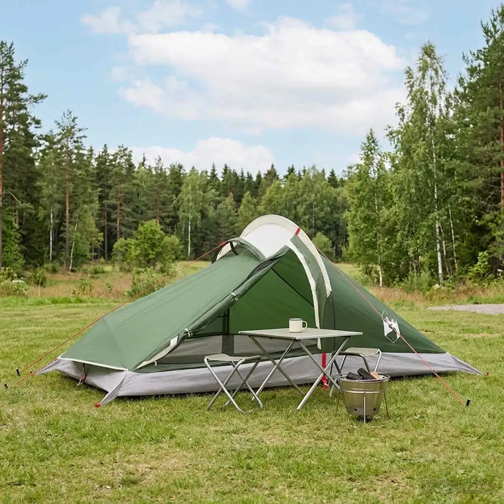 Tenda da backpacking Verde 4 persone