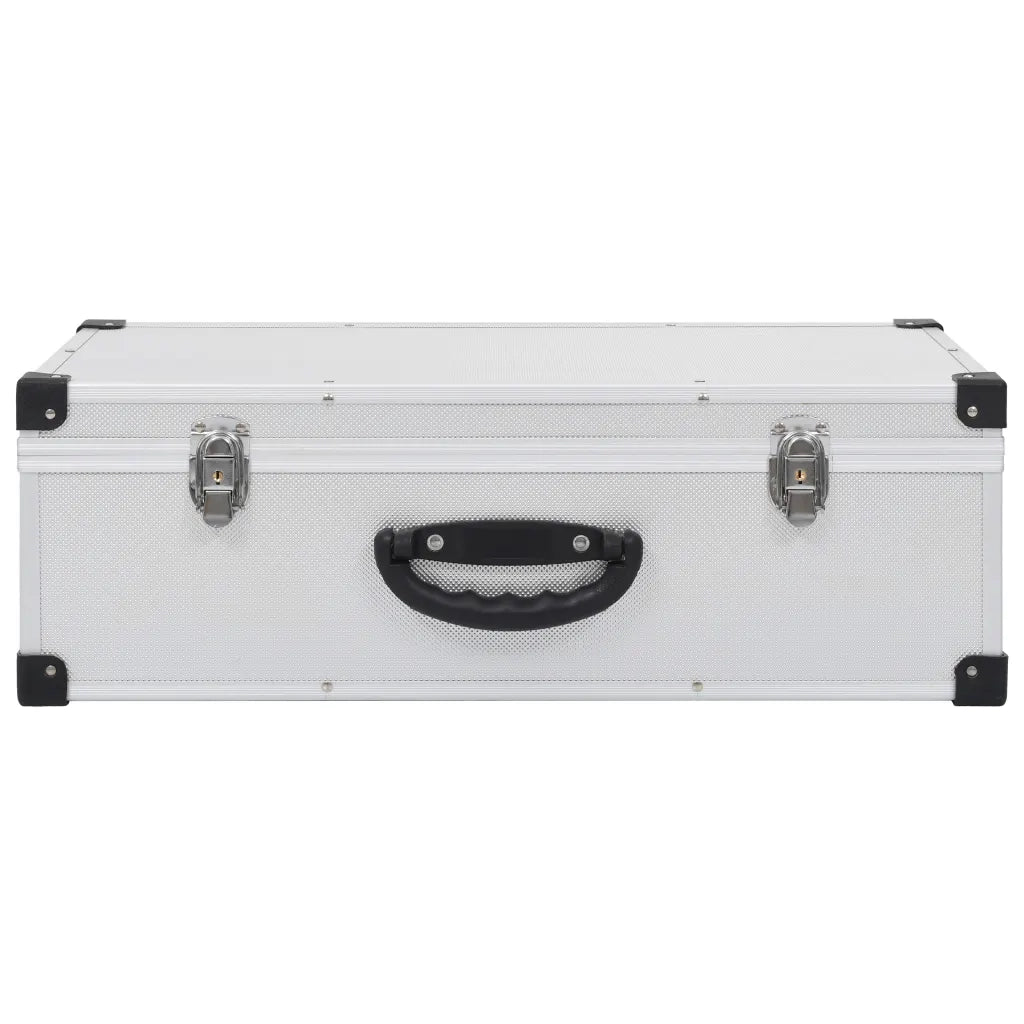Custodia CD per 80 CD in Alluminio ABS Argento 91854