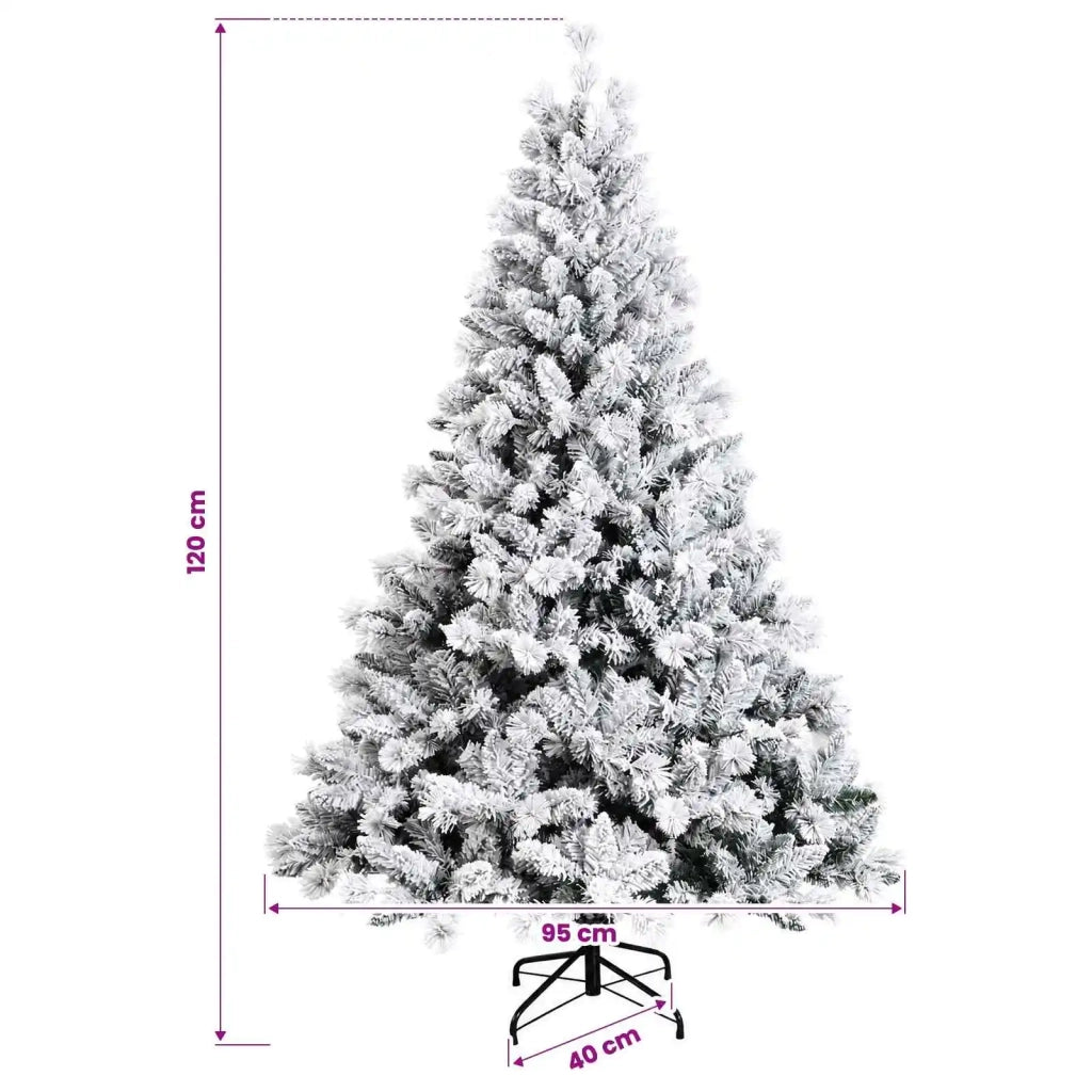Albero di Natale Artificiale con Rami Pieghevoli 120 cm 42055537