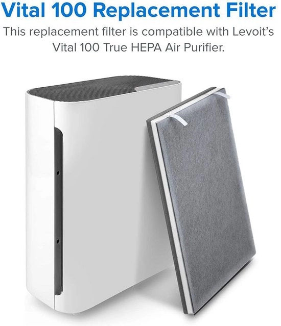 Adatto per l'aria purificatrice Levoit Vital 100-rf filtro HEPA filtro attivo carbone 1 st
