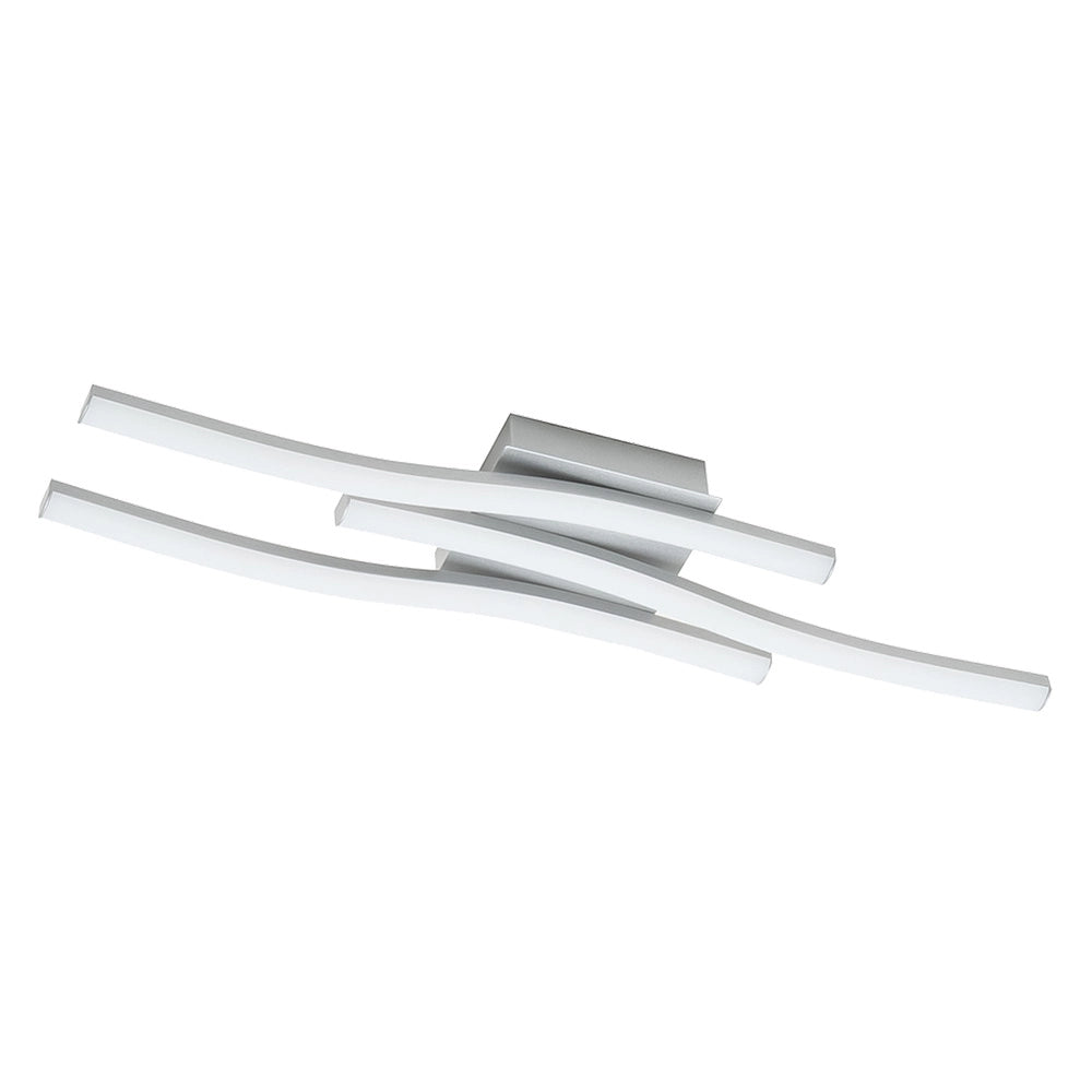 PLAFONIERA LED SERIE 'TRATTI' 15W - 1950LM - col. silver  - BricoGo