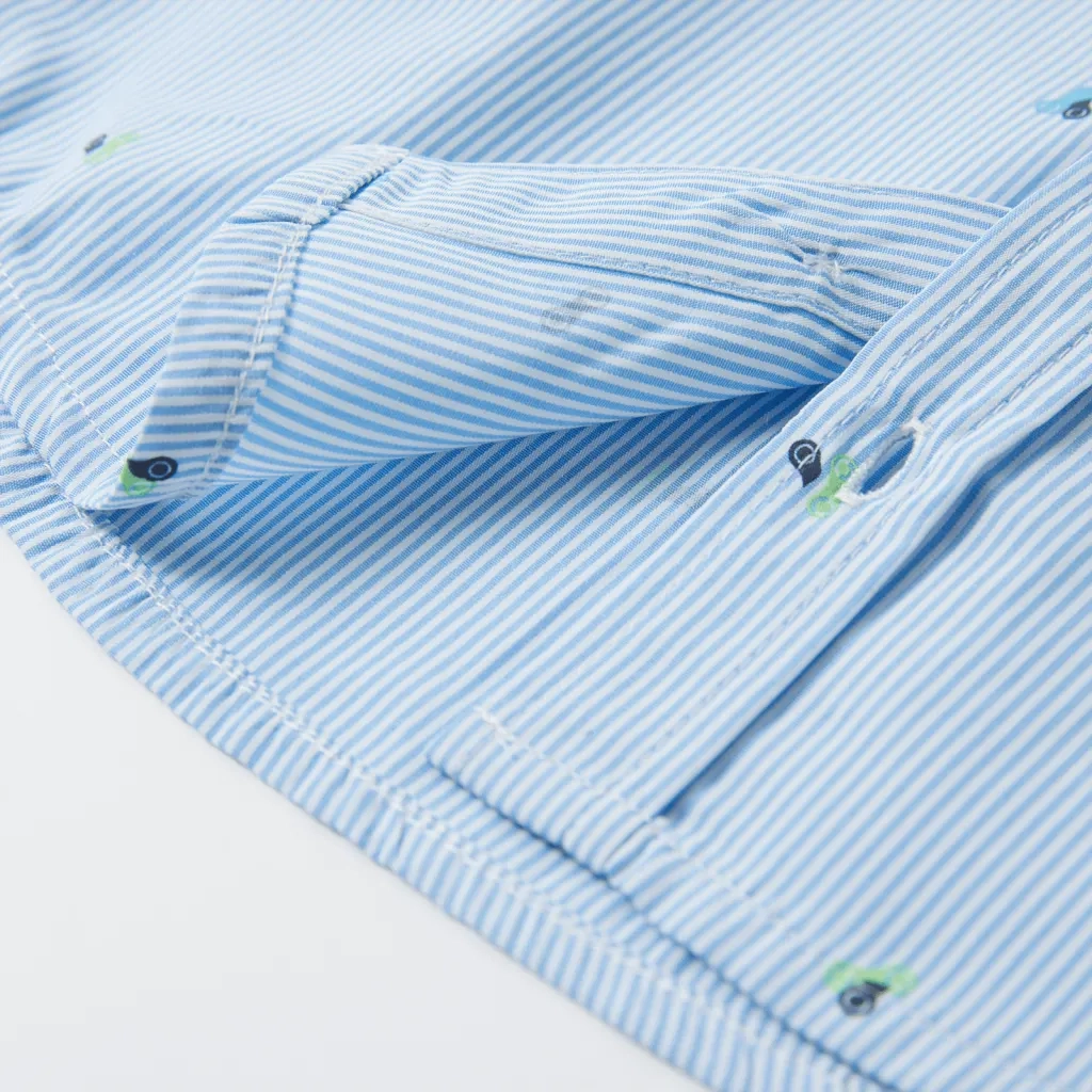 Camicia da Bambino Azzurra 128