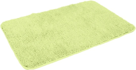 Matte da bagno a microfibra kiwi, 80x150 cm