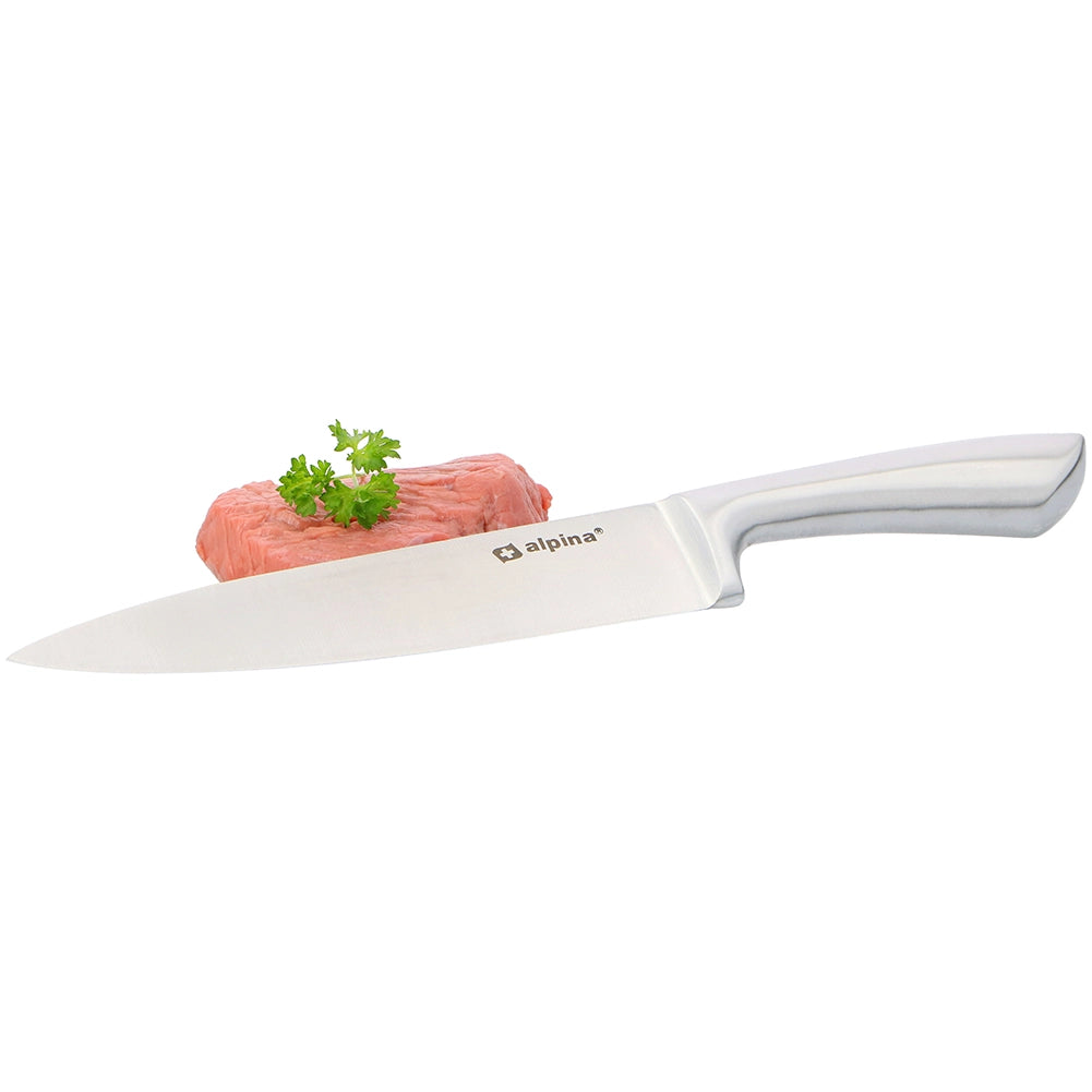 Coltello Chef in Acciaio Inossidabile Lama da 33,5 cm Ideale Carne Pesce Verdure