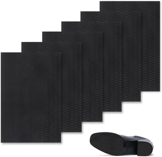 Schiacciabotti antiscivolo - Nero silicone - Set da 6