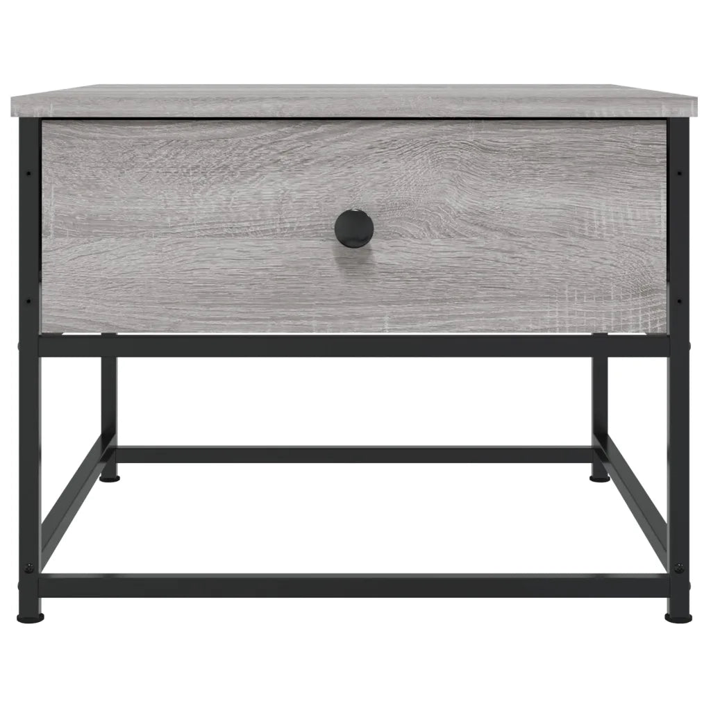 Tavolino da Salotto Grigio Sonoma 51x51x40 cm Legno Multistrato 833978