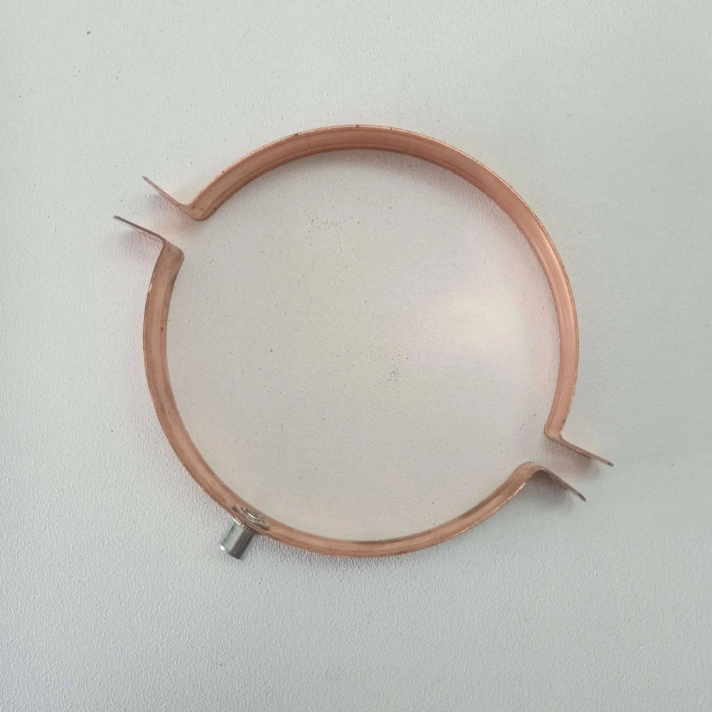 Collare in rame da 140mm per fissaggio e bloccaggio a muro