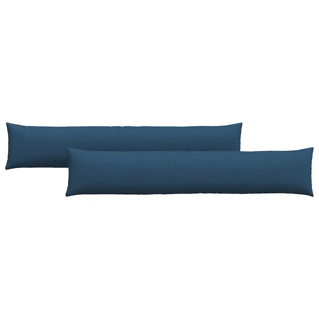 Cuscini da Divano 2 pcs Blu 200 x 40 cm Tessuto 42013876