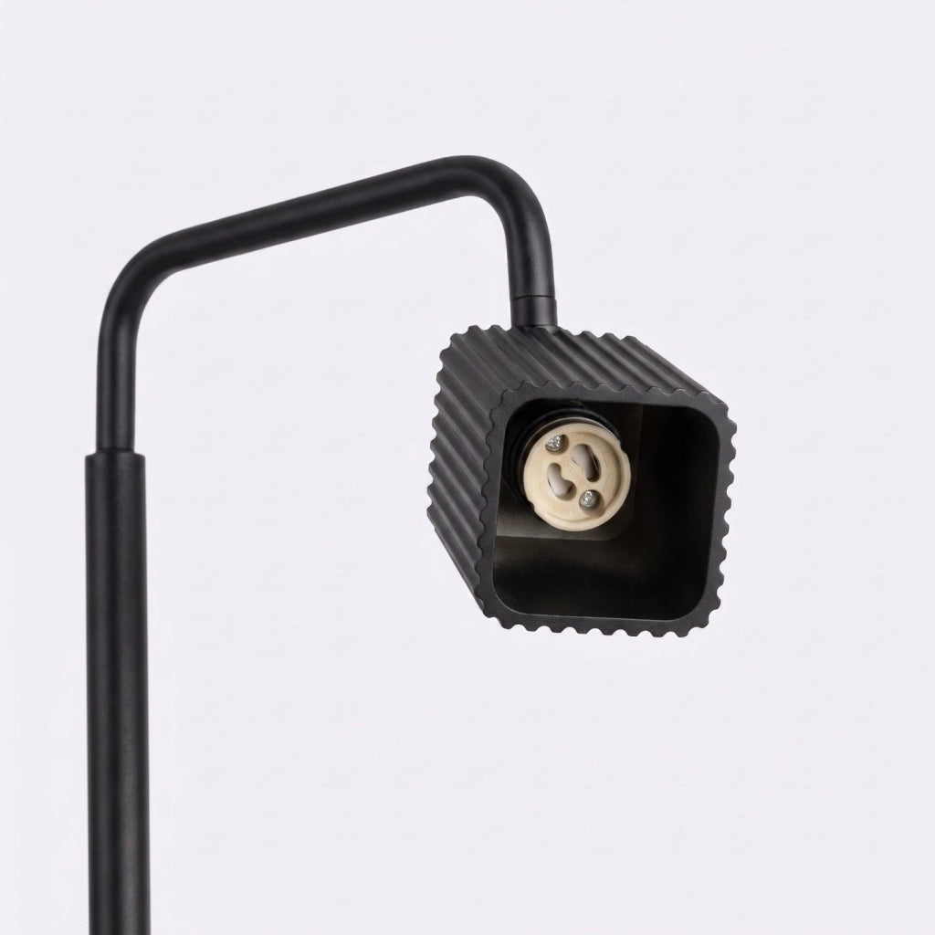 Lampada da terra RAYO 1 nera