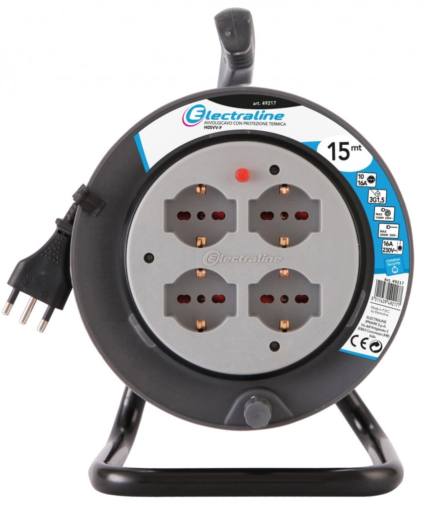 AVVOLGICAVO 15 M SEZ 3X1,5 4BIP SCH+PROT 49217