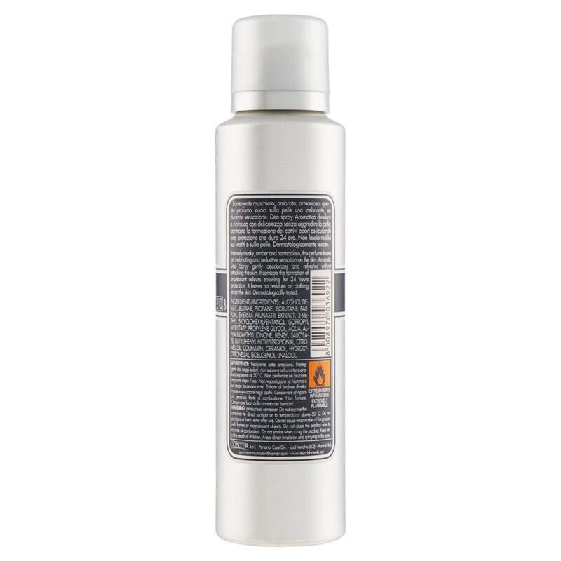 SET 6 CONFEZIONI TESORI D'ORIENTE DEODORANTE SPRAY MUSCHIO BIANCO DA 150 ML