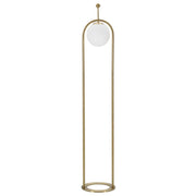 Lampada da Terra VKH206, Bianco, Metallo, 28x28x168 cm