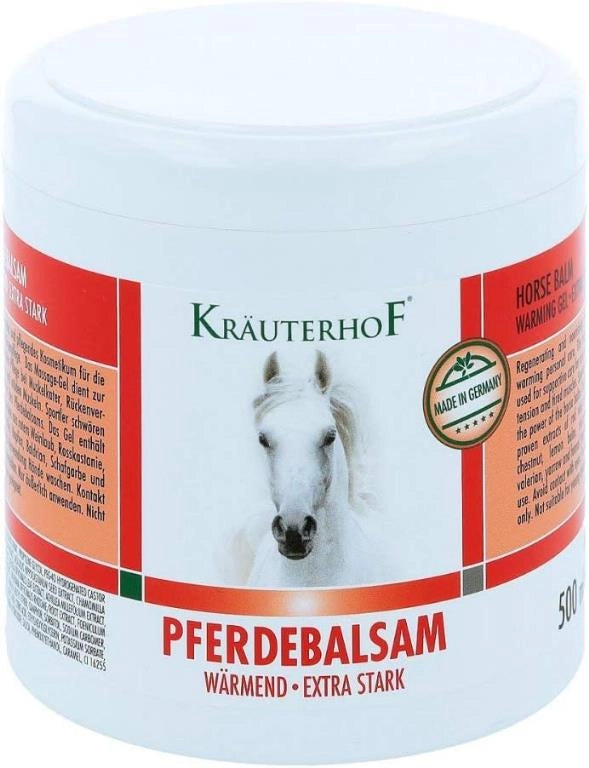 Balsamo Gel Riscaldante per Dolori Muscolari Cavallo Rosso 500 ml Krauterhof