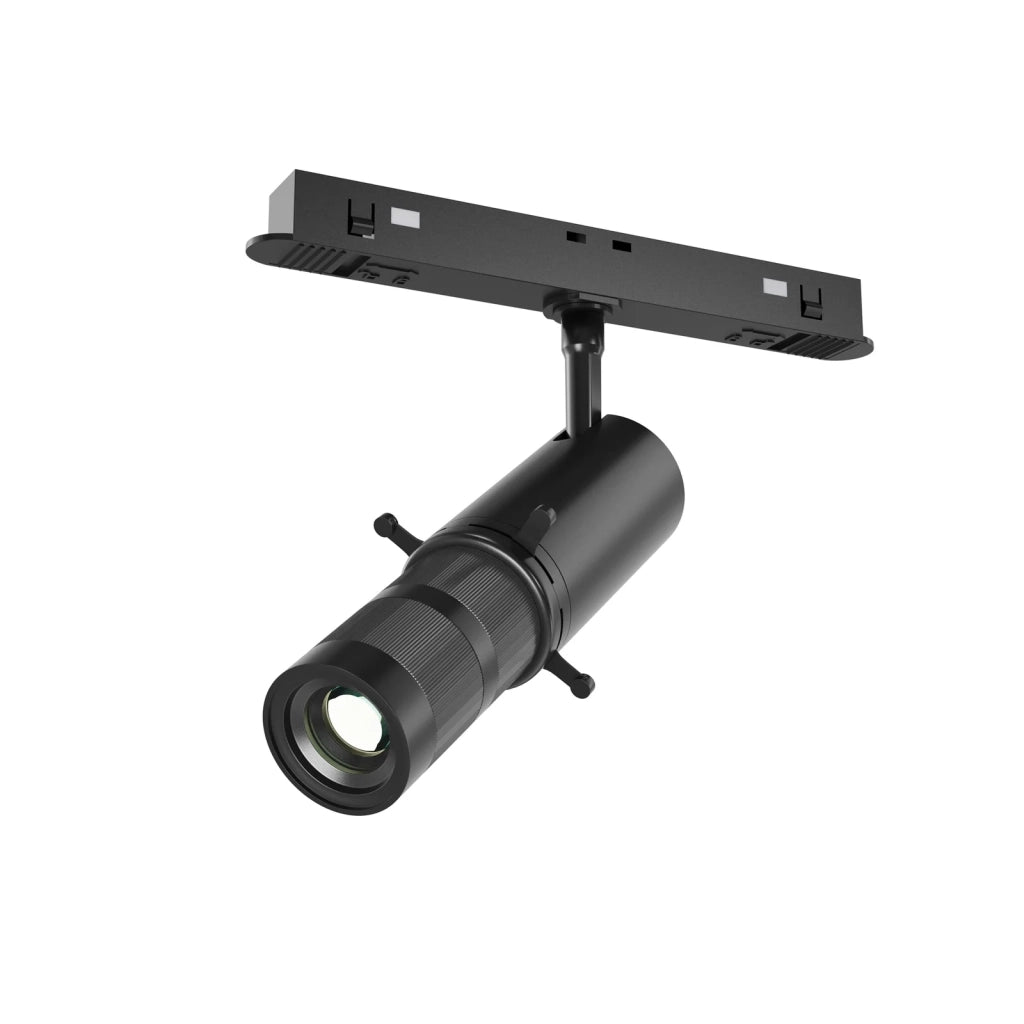Maytoni Lampada da Binario moderna Exility Gala 1 luce LED integrato nero alluminio