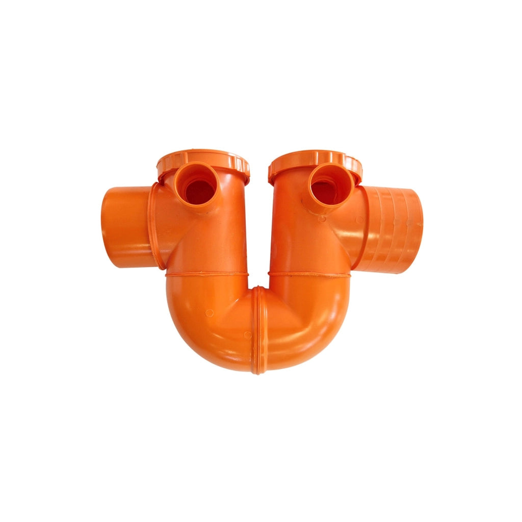 Sifone ad "U" con sfiato in pvc : Diametro - 50
