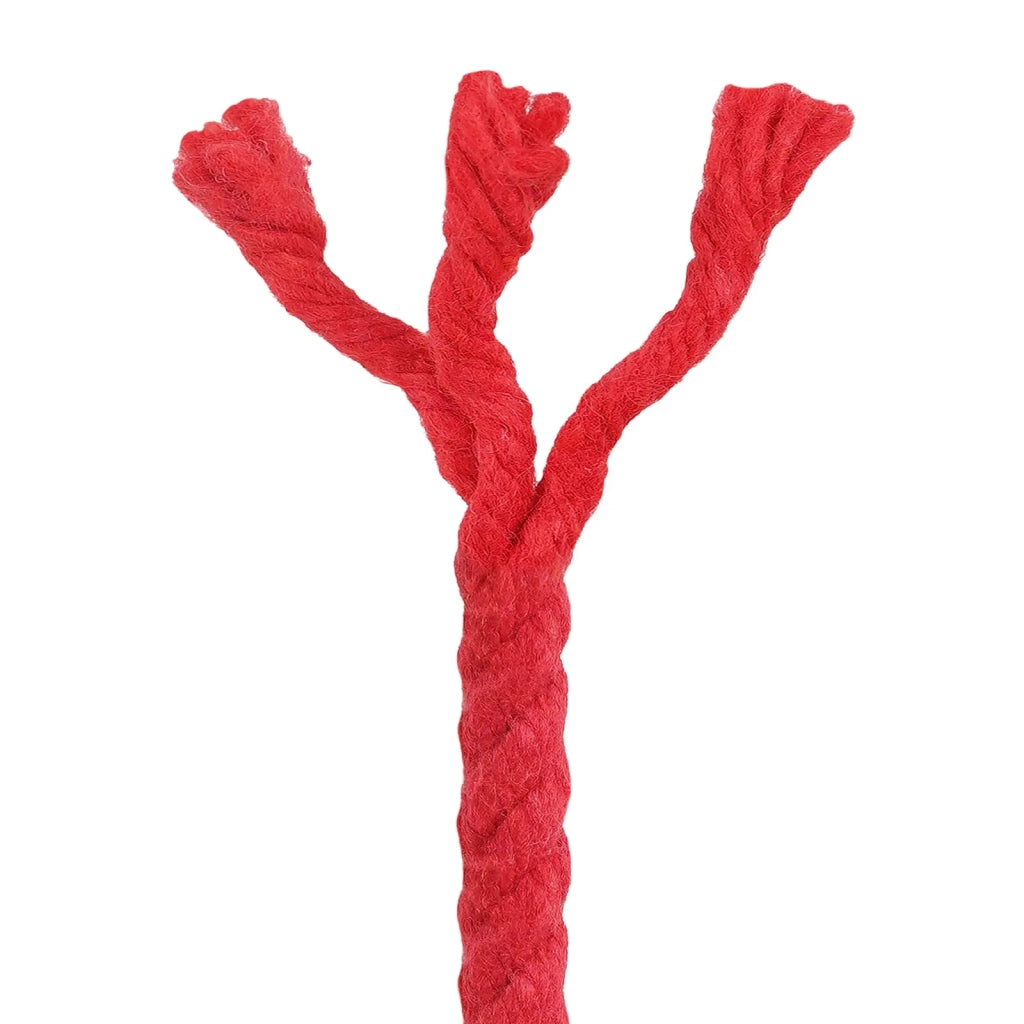 Corda di Cotone 8 mm 25 m Rosso 100% Cotone 42011902