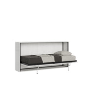 Letto Singolo a Scomparsa Salvaspazio Orizzontale Kando H97 cm Bianco