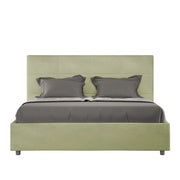 Letto Matrimoniale Francese 140x190 cm con Rete Mika Tè verde