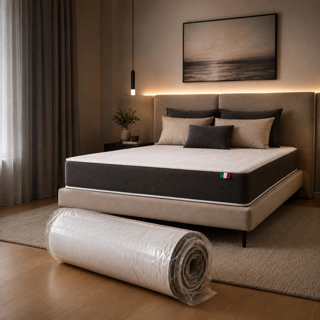 COMFY LINE Materasso Memory Matrimoniale 165X195 Cm Alto 25 ESSENTIAL